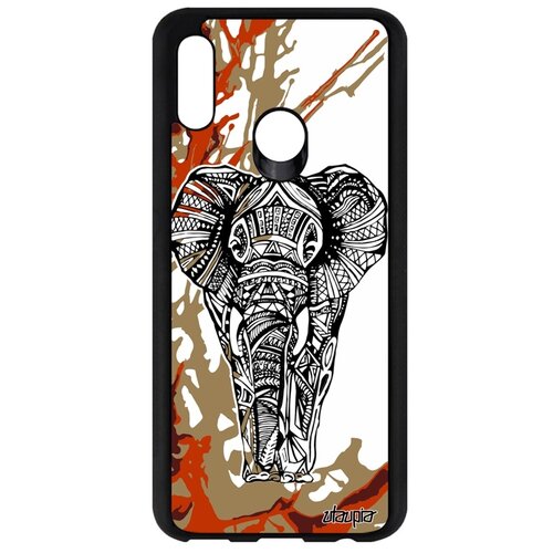 фото Чехол на смартфон huawei p smart 2019, "слон" древний азиатский utaupia