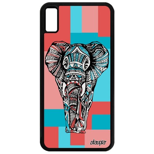 фото Чехол для телефона apple iphone xs max, "слон" саванна мудрый utaupia