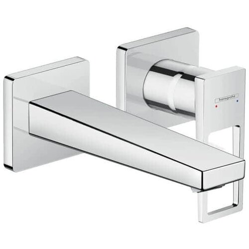 Смеситель для раковины Hansgrohe Metropol 74525000 hansgrohe смеситель для раковины hansgrohe metropol 32512670 черный матовый