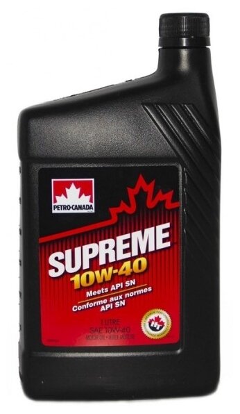 Моторное масло для бензиновых двигателей SUPREME 10W-40 PETRO-CANADA MOSP14C12