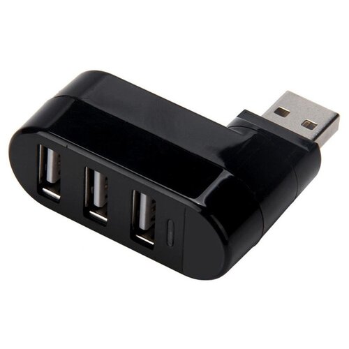 USB-концентратор  ORIENT CU-212, разъемов: 3, черный