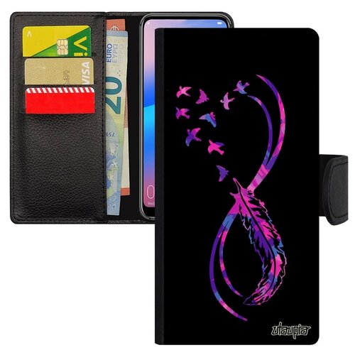 фото Чехол-книжка на телефон p30 lite, "бесконечность" сердце любовь utaupia