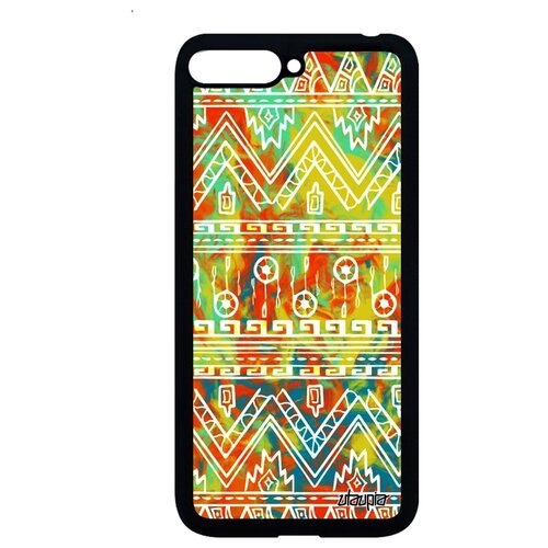 фото Чехол для мобильного huawei y6 2018, "ацтекские мотивы" индейский трайбл utaupia
