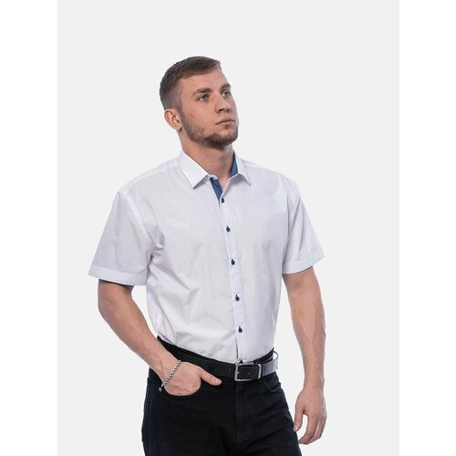 фото Рубашка imperator, размер 46/s/178-186/39 ворот, белый