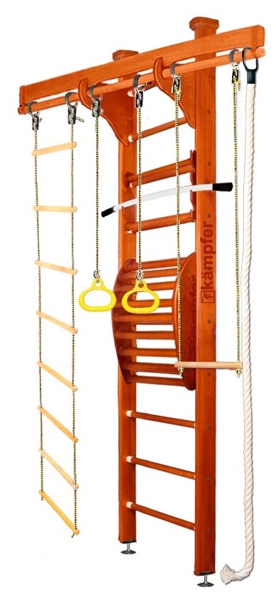 Шведская стенка Kampfer Wooden Ladder Maxi Ceiling Стандарт, вишневый