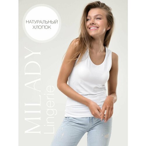 фото Майка milady, размер 50, белый