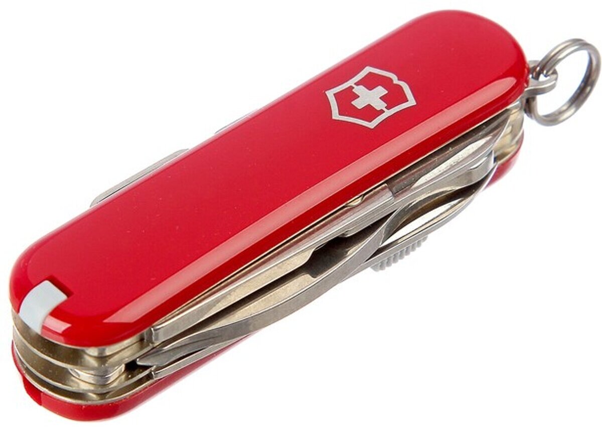 Нож перочинный Victorinox MiniChamp (0.6385) 58мм 17функций красный - фото №10