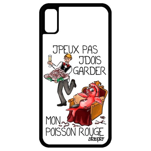 фото Чехол для мобильного apple iphone xr, "не могу - у меня красная рыбка!" предлог комикс utaupia