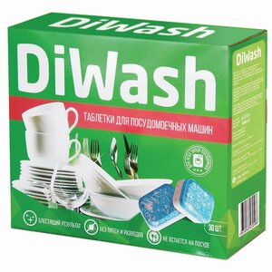 Таблетки для посудомоечной машины Bionix Diwash(ДиВош) 30 шт.