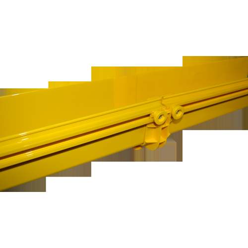 Отвод Lanmaster Вертикальный с лотка 240 мм на лоток 120 мм, желтый