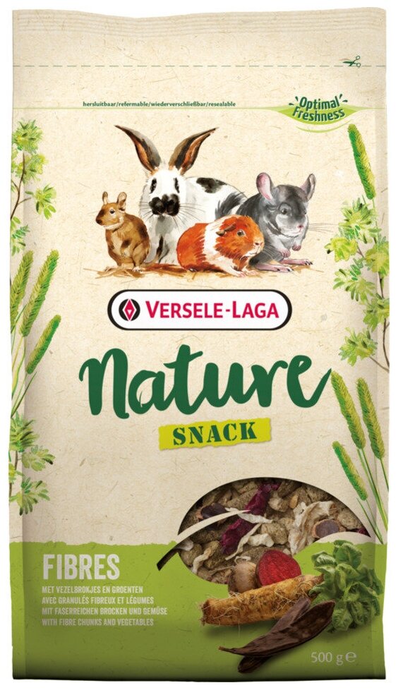 Лакомство для кроликов Versele-Laga Nature Snack Fibres, 500 г