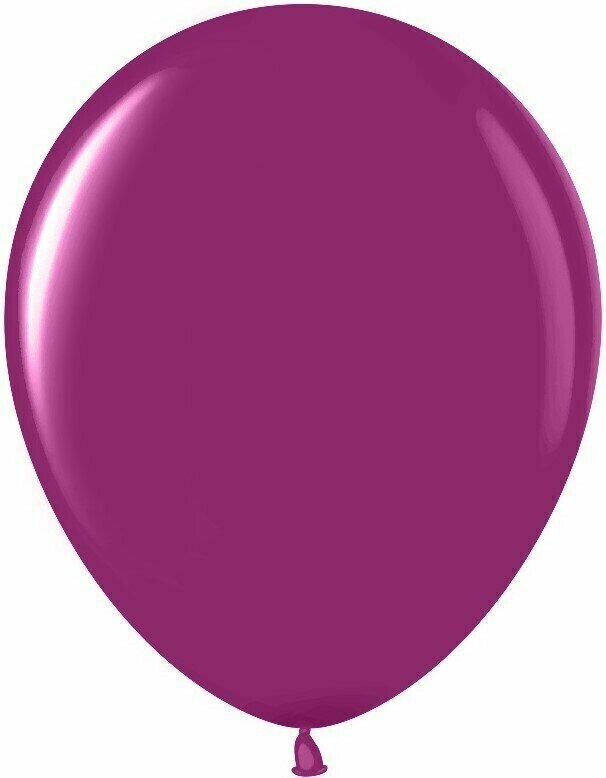 Шарики воздушные (12'/30 см) Пурпурный (840), металлик, 50 шт. набор шаров на праздник