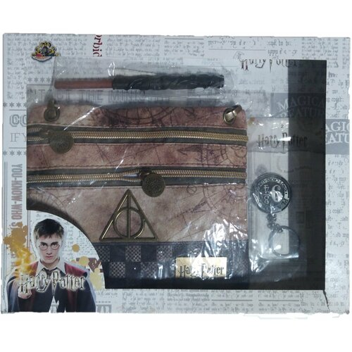 фото Косметичка 20.5х16, коричневый, мультиколор нет бренда