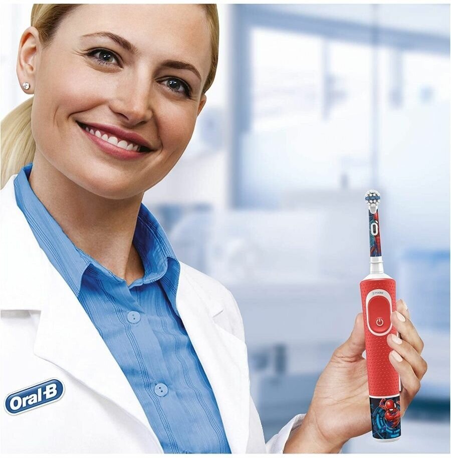 Сменные насадки Oral-B Kids Spiderman, 4 шт - фотография № 3