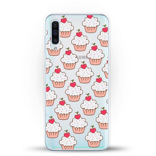 фото Силиконовый чехол капкейки на samsung galaxy a50s andy & paul