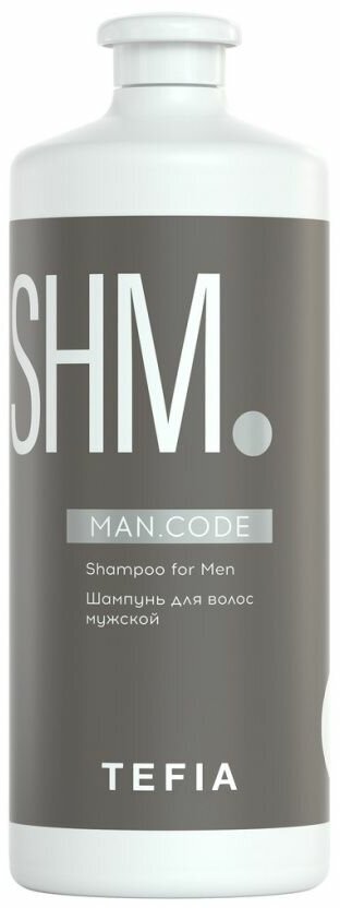 TEFIA Man.Code Шампунь для волос мужской / Shampoo for Men, 1000 мл