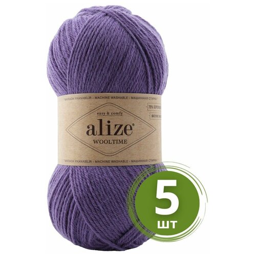 пряжа alize superwash comfort socks 5 шт в упак цвет 2696 alize superwash comf socks 2696 Пряжа Alize Wooltime (Вултайм) 235 цветок страсти 75% SW шерсть, 25% полиамид 100г 200м 5шт