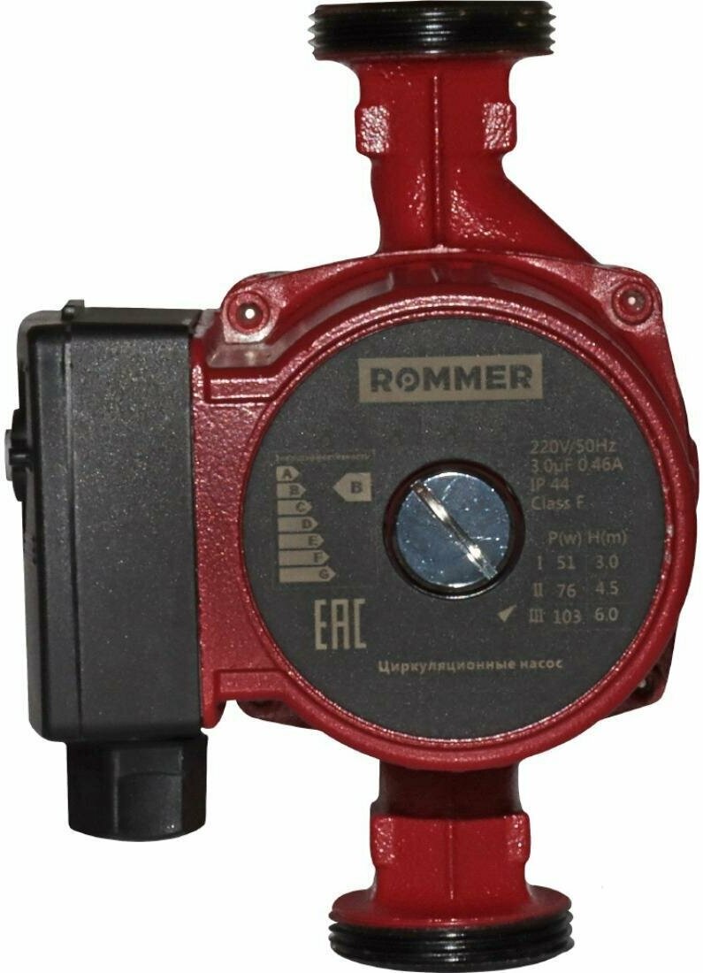 Насос циркуляционный ROMMER 25-40-130 (RCP-0002-2541301) - фотография № 3