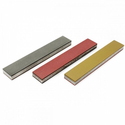 Набор алмазных брусков для заточки, 150 мм (3 шт)