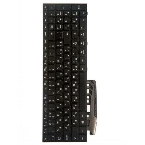 Клавиатура (keyboard) для ноутбука Lenovo IdeaPad 110-15ISK, черная клавиатура для ноутбука lenovo ideapad 110 15isk series плоский enter черная с рамкой
