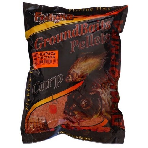 фото Прикормка fish-ka карп-карась чеснок, 1 кг fishka