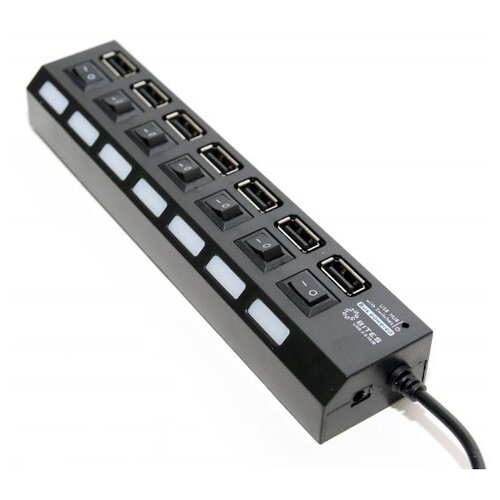 USB-концентратор 5bites HB27-203P разъемов: 7 черный
