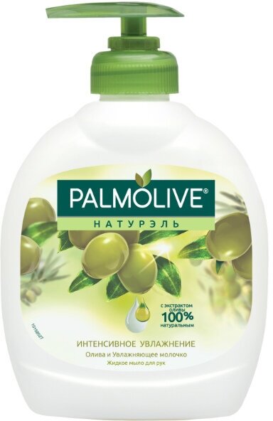 Palmolive Мыло жидкое Интенсивное увлажнение Олива и увлажняющее молочко 300 мл 1 шт