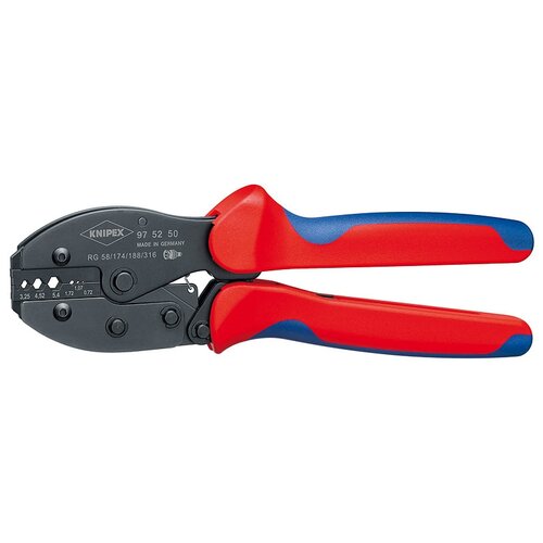 knipex 97 33 02 красный синий Кримпер Knipex 97 52 50 красный/синий