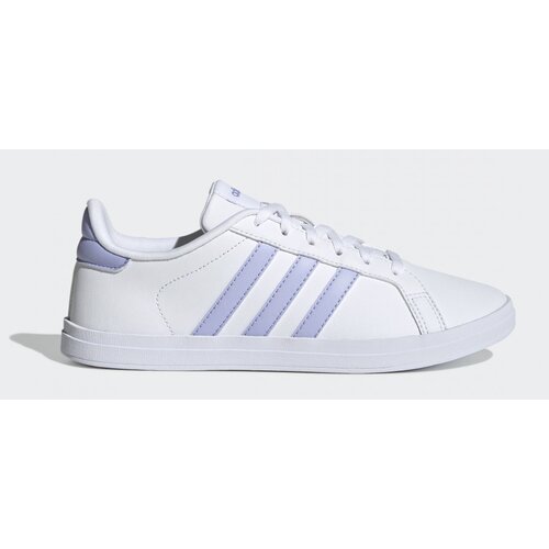 Кеды adidas Courtpoint, размер 5 UK, белый, фиолетовый