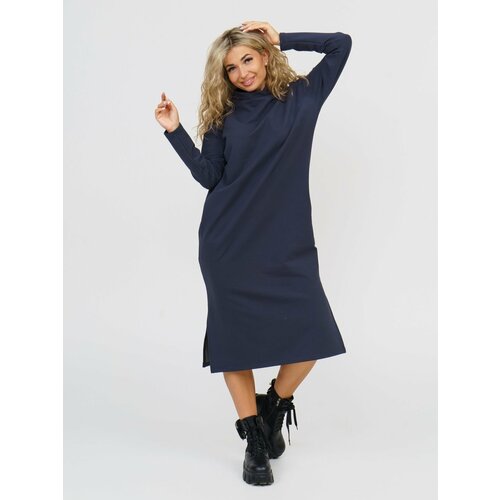 фото Платье nsd-style, размер 46, серый