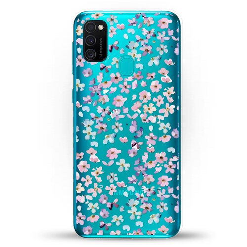 фото Силиконовый чехол цветочки на samsung galaxy m21 andy & paul