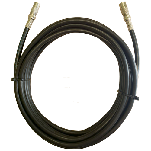 Антенный кабель телевизионный (удлинитель) ТАУ-10 метров Триада, чёрный антенный кабель телевизионный удлинитель тау 20 метров триада чёрный