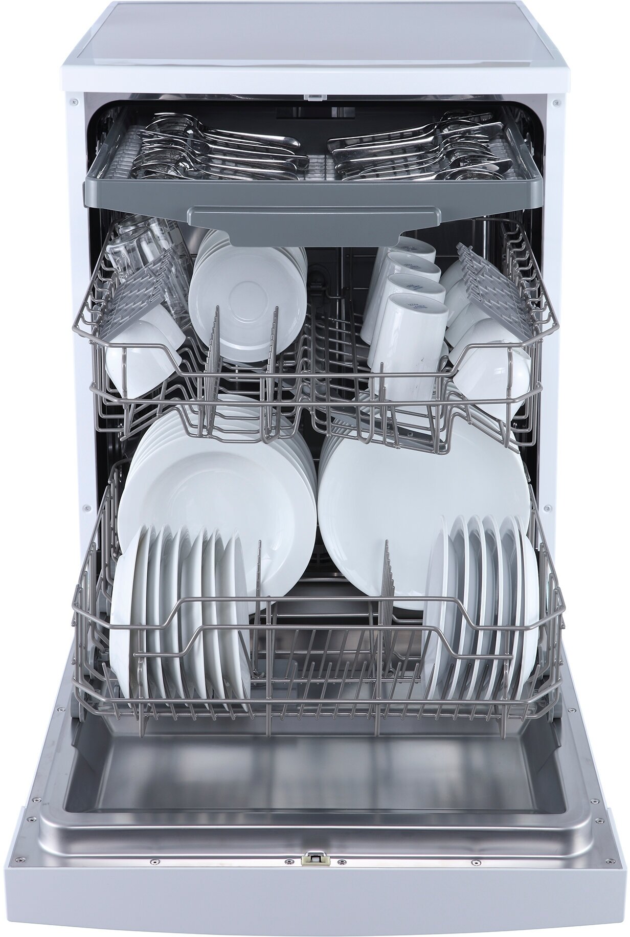 Посудомоечная машина 60см БИРЮСА DWF-614/6 W белый, 3 корз. - фотография № 3