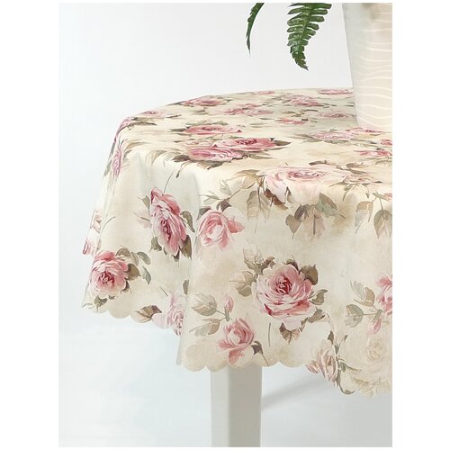 фото Тефлоновая скатерть mori розолина овал 180x140