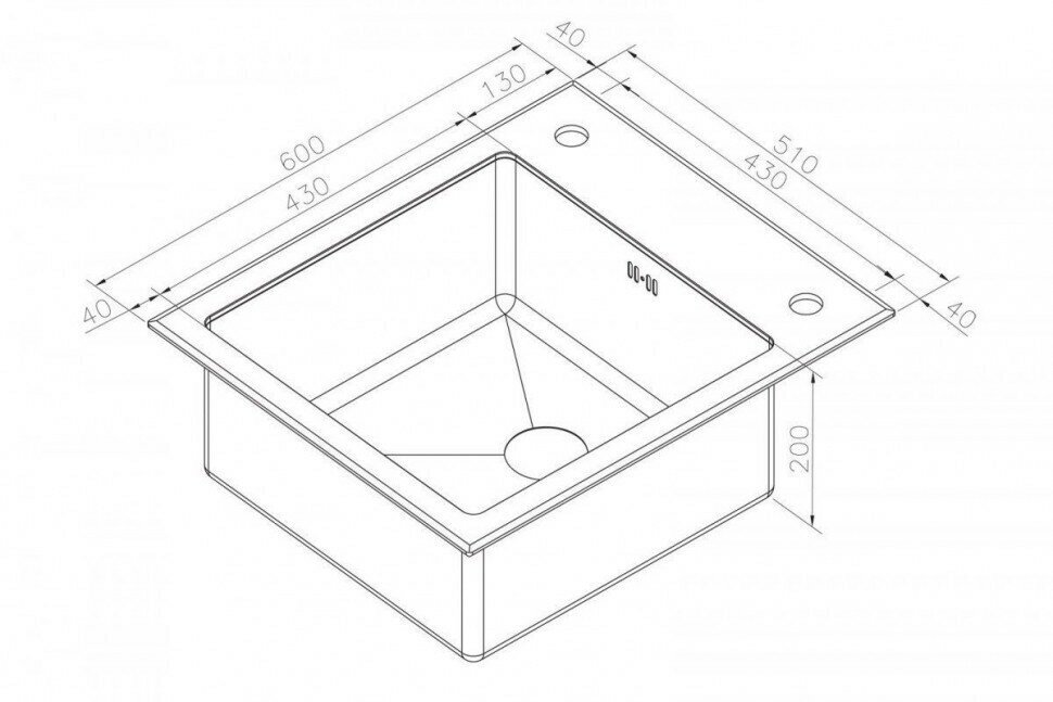 Кухонная мойка ZorG Glass GL-6051-WHITE-BRONZE белая-бронза/мойка на кухню/раковина на кухню - фотография № 4