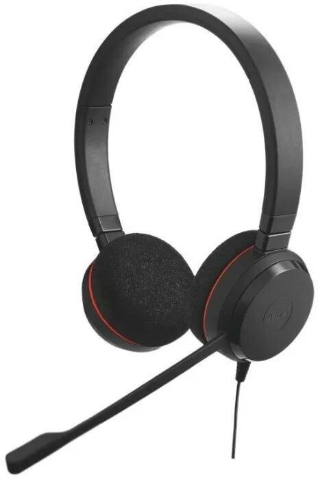 Наушники с микрофоном Jabra Evolve 20 MS Stereo, черный