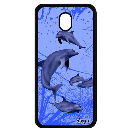 фото Чехол для телефона samsung galaxy j7 2017, "дельфины" морские гринды utaupia