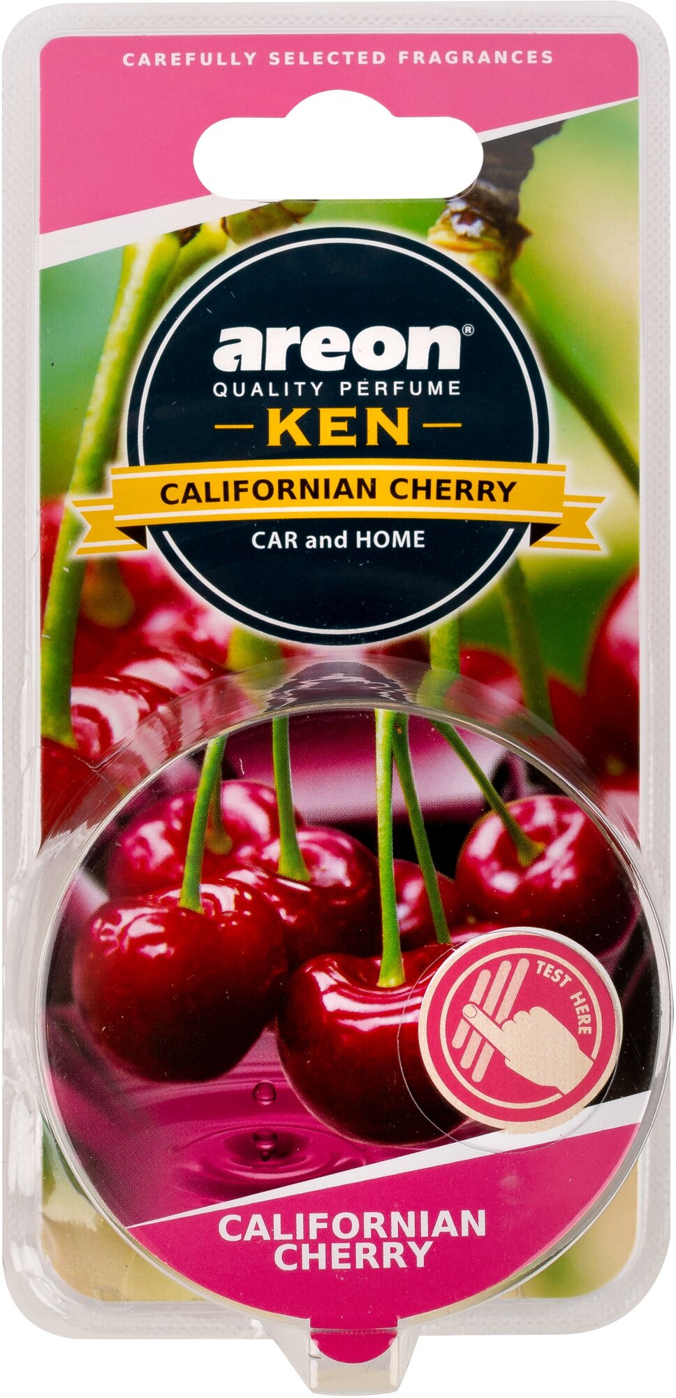 Ароматизатор на панель AREON GEL KEN BLISTER Californian Cherry, 704-AKB-18