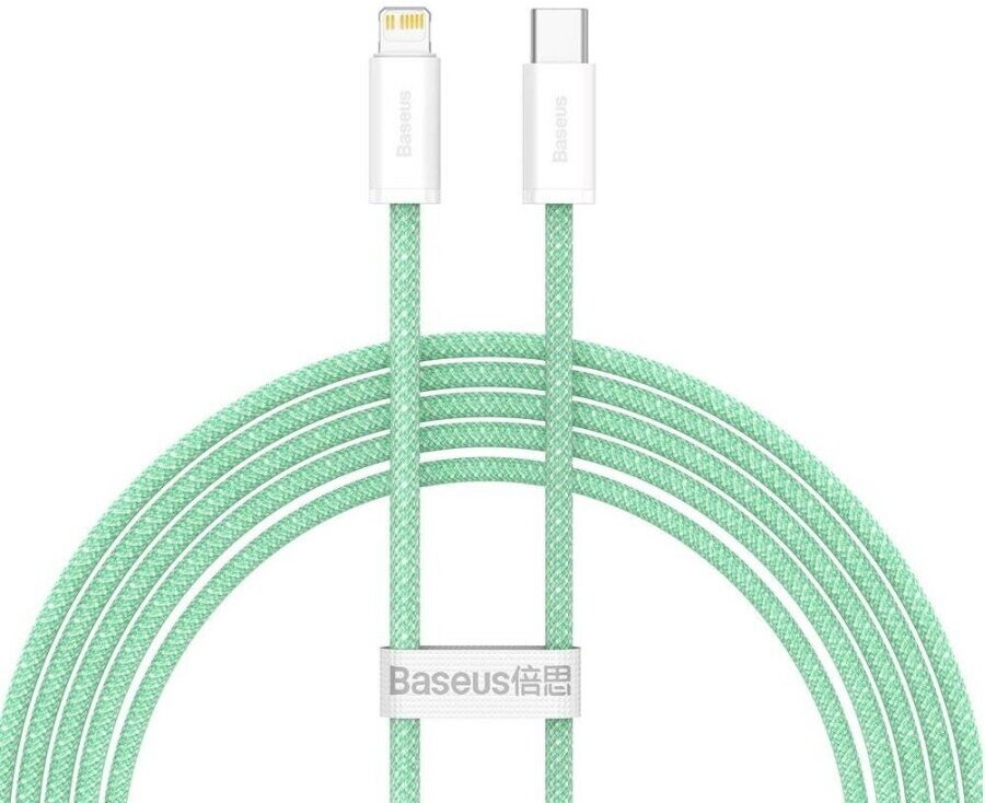 Кабель Baseus Dynamic Series Fast Charging Data Cable Type-C to Lightning 20W 2m Green (CALD000106)