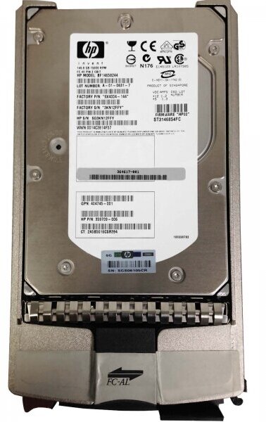 Жесткий диск HP 365610-001 146,8Gb Fibre Channel 3,5" HDD