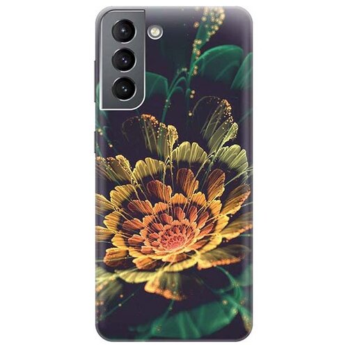 фото Чехол - накладка artcolor для samsung galaxy s21 с принтом "красивый цветок" re:pa