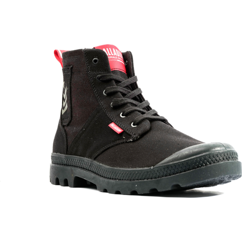 Ботинки Palladium Pampa Hi Army 78583-008 высокие черные (44.5)