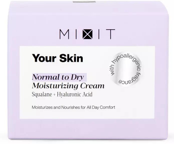 Крем для лица Mixit Your Skin Normal To Dry Milkshake Moisturizing Cream