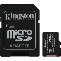 Карта памяти MICRO SDXC 256GB UHS-I W/ADAPTER SDCS2/256GB KINGSTON