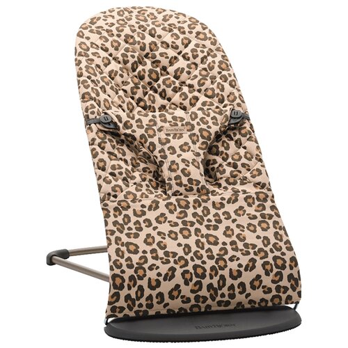 фото Шезлонг babybjorn bliss (хлопок) beige/leopard