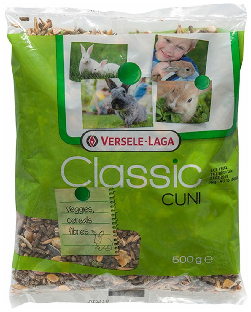 Versele-Laga Classic Cuni полноценный корм для кроликов, 500гр.