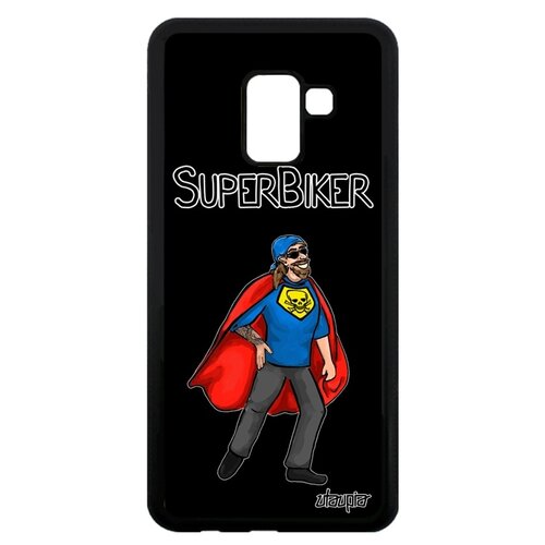 фото Чехол для телефонов galaxy a8 2018, "супербайкер" герой комикс utaupia