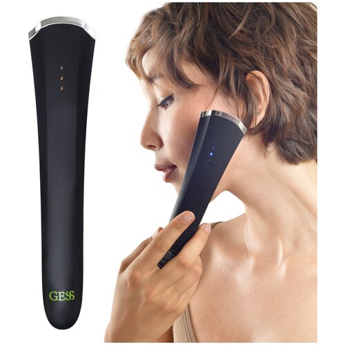 Аппарат для ультразвуковой чистки лица GESS MAMBA, микротоки для лица, многофункциональный массажер с EMS электростимуляцией