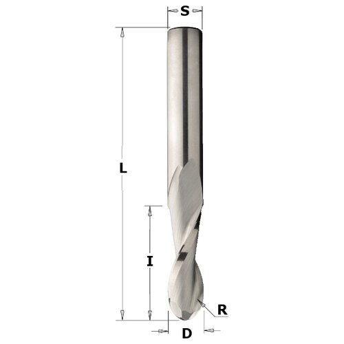 Фреза обгонная со сменными ножами (16x35 мм; хвостовик 8 мм; RH) CMT 656.160.11