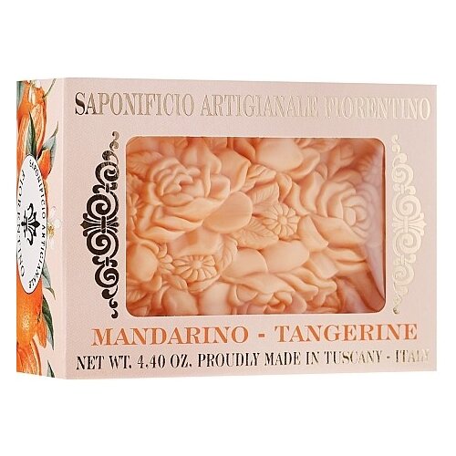 Saponificio Artigianale Fiorentino Мыло кусковое Botticelli Mandarin, 125 г